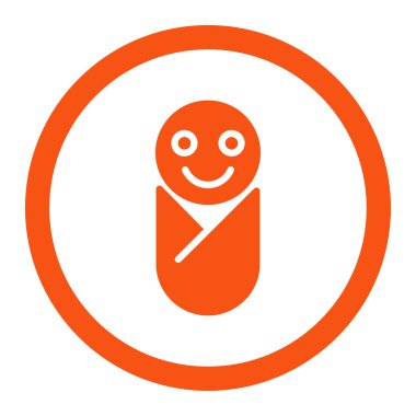 Bebek yuvarlak Raster simgesi