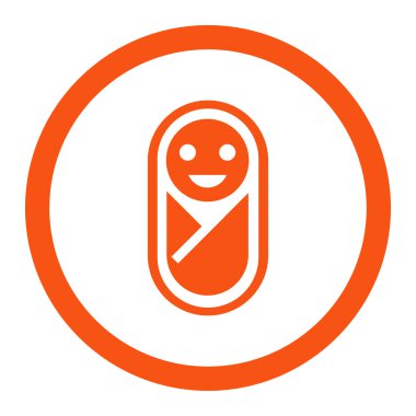 Bebek yuvarlak Raster simgesi