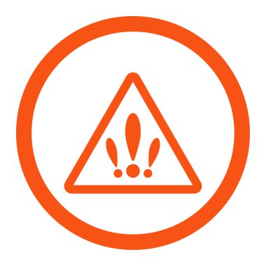 Birden fazla sorun yuvarlak Raster simgesi