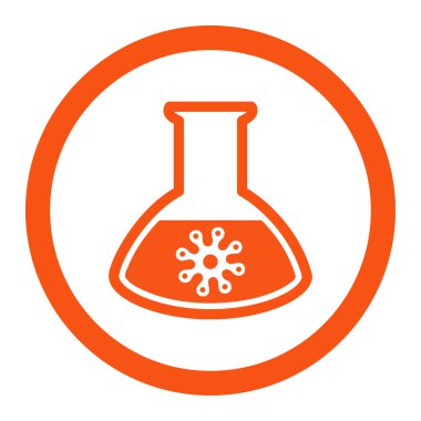 Enfeksiyon konteyner yuvarlak Raster simgesi