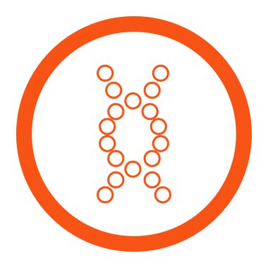 Genom yuvarlak Raster simgesi