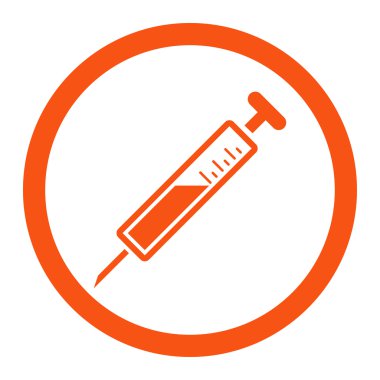 Enjeksiyon yuvarlak Raster simgesi