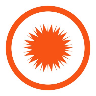 Mikrop Spore yuvarlak Raster simgesi