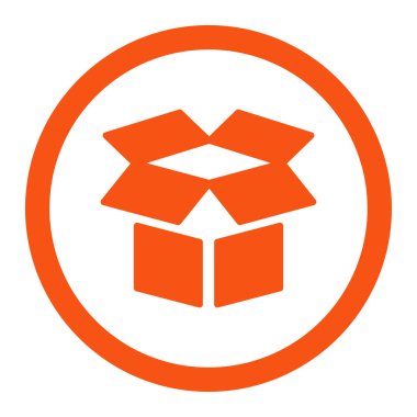 Aç kutusuna yuvarlak Raster simgesi