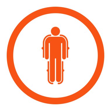 Dış iskelet yuvarlak Raster simgesi