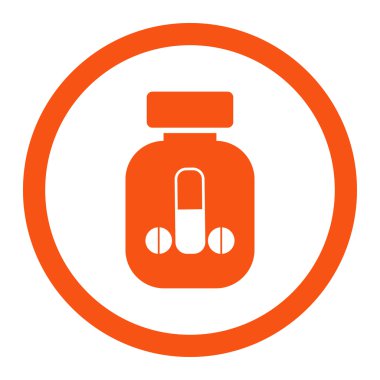 Erkek tıp yuvarlak Raster simgesi