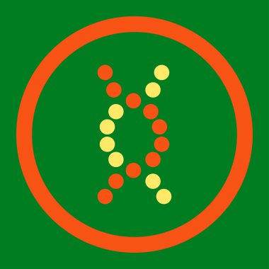 DNA sarmal yuvarlak Raster simgesi