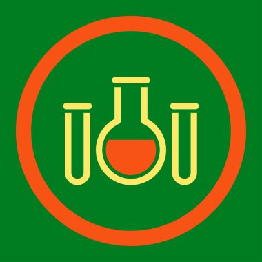 Kimyasal damarları yuvarlak Raster simgesi