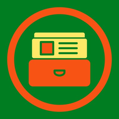 Dizin kutusunda yuvarlak Raster simgesi