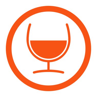 Raster simgesi çare cam yuvarlak