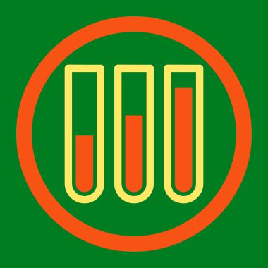 Kan analizi yuvarlak Raster simgesi