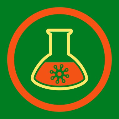 Enfeksiyon konteyner yuvarlak Raster simgesi