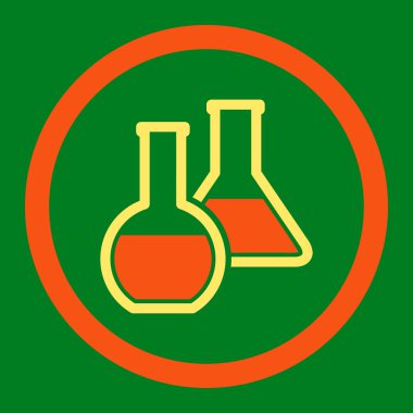 Cam şişeler yuvarlak Raster kutsal kişilerin resmi