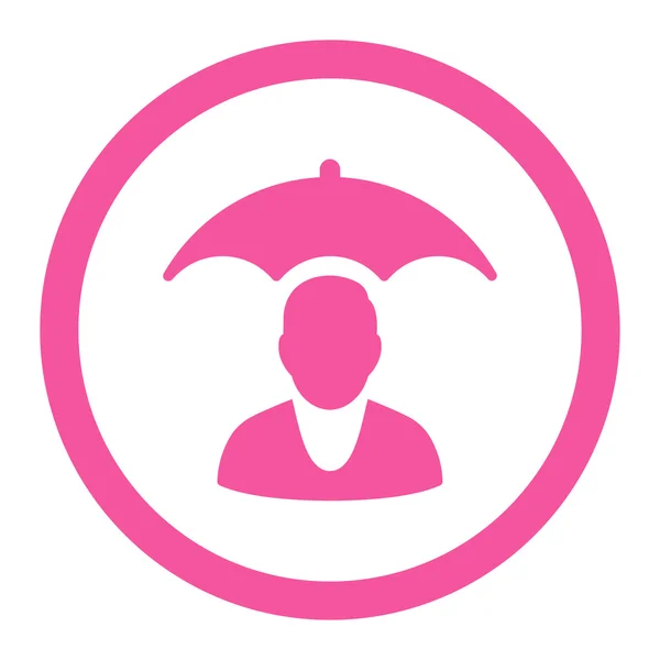 Patient Safety Rounded Raster Icon — Stock Photo, Image