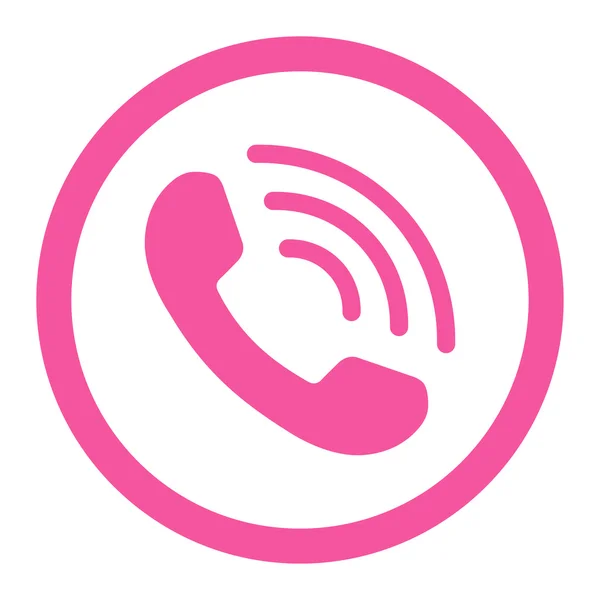 Phone Call Rounded Raster Icon — Stock Photo, Image