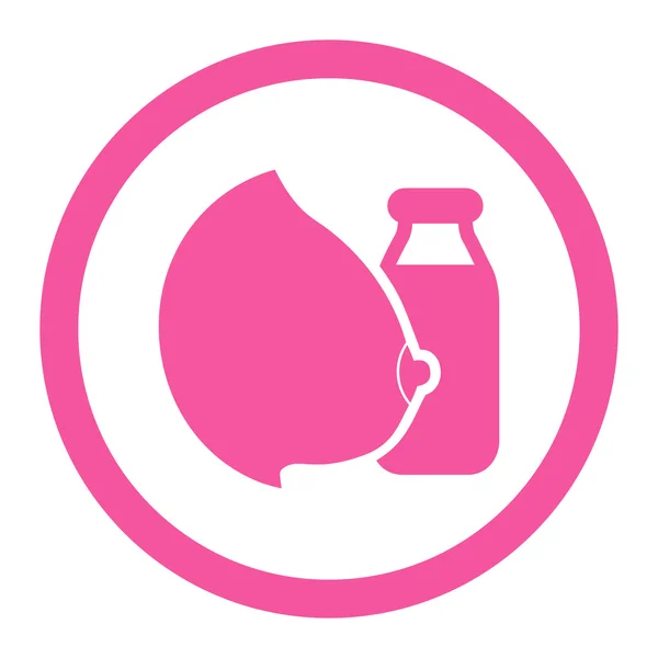 Matka mléko zaoblené rastrové ikona — Stock fotografie