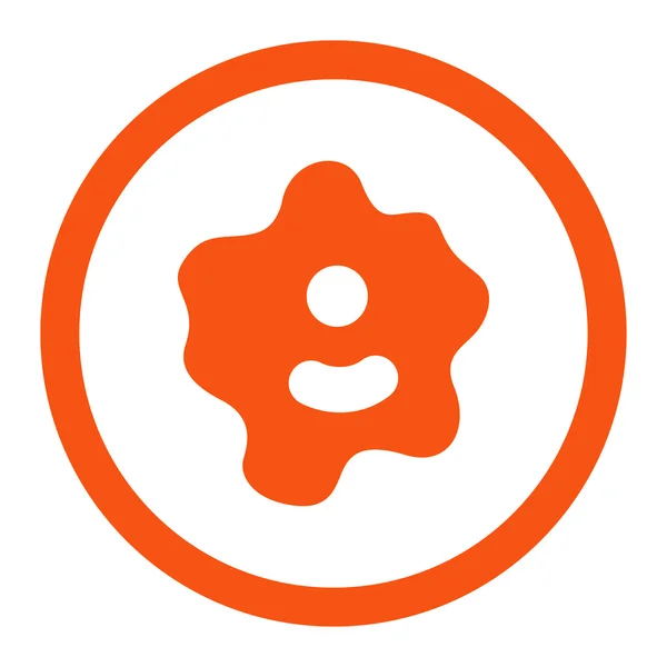 Ameba Raster redondeado icono — Foto de Stock