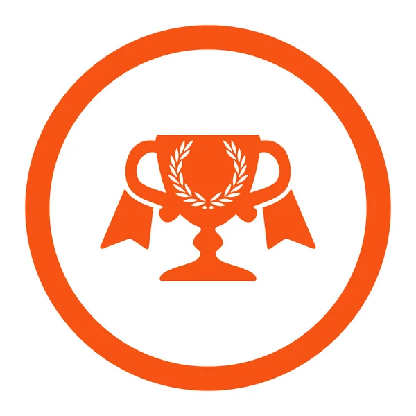 Ödülü Kupası yuvarlak Raster simgesi — Stok fotoğraf