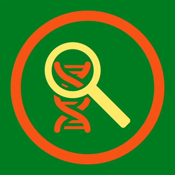 Explore DNA Rounded Raster Icon — Stock Photo, Image