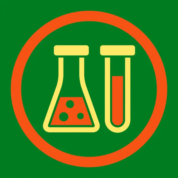 Química arredondado Raster Ícone — Fotografia de Stock