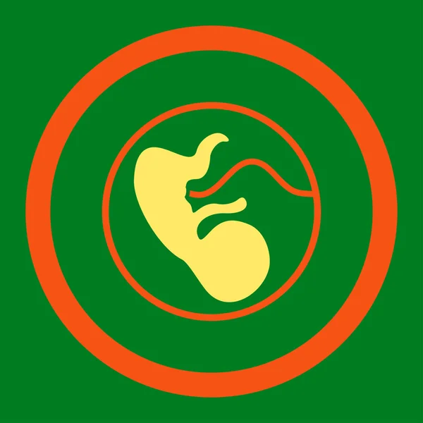 Terhesség lekerekített raszteres ikon — Stock Fotó