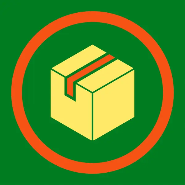 Package Rounded Raster Icon — Stock Photo, Image