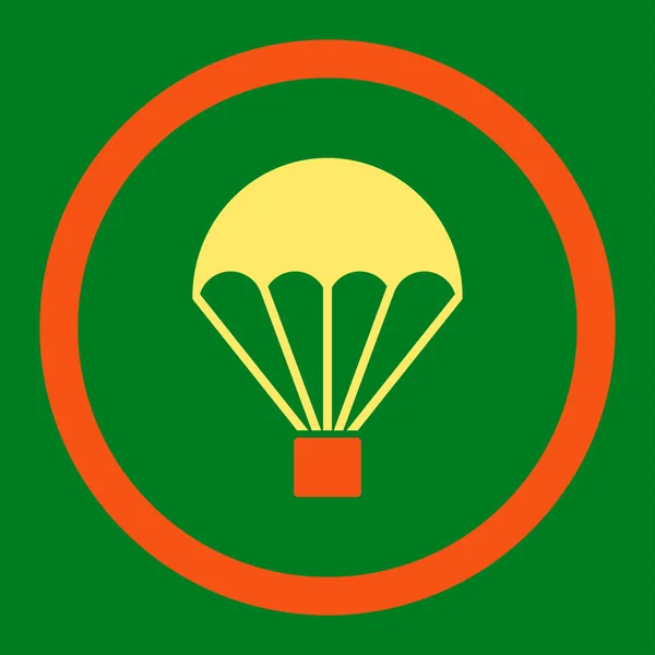 Parachute Rounded Raster Icon — Stock Photo, Image