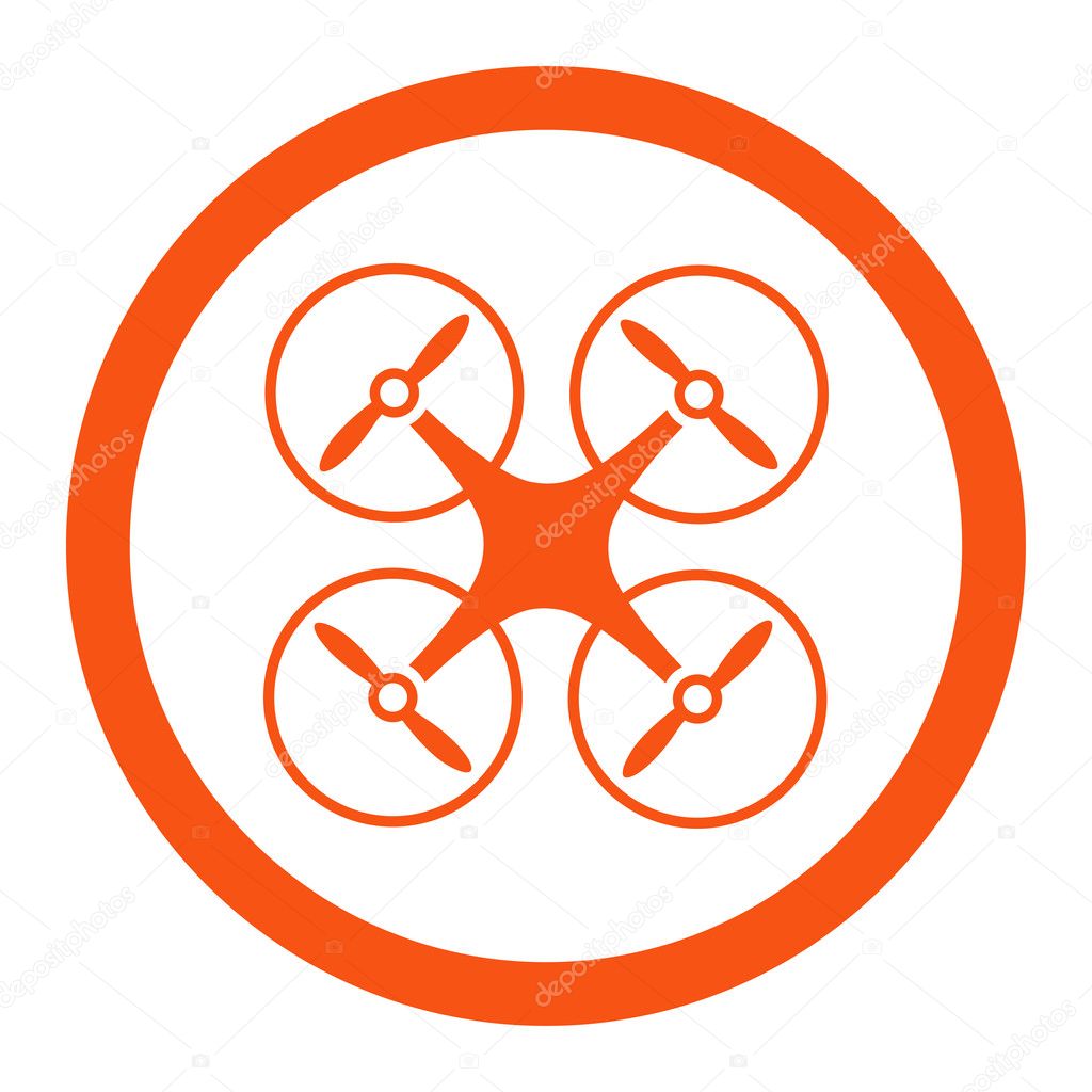 Nanocopter Rounded Raster Icon