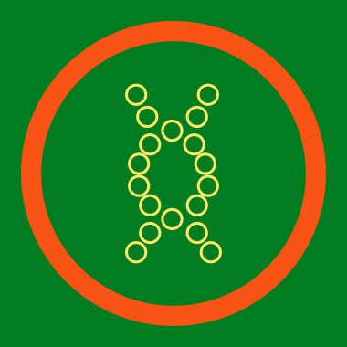 Genom yuvarlak Raster simgesi