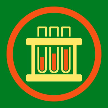Test tüpleri yuvarlak Raster simgesi