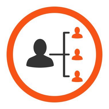 Hasta ilişkileri yuvarlak Raster simgesi