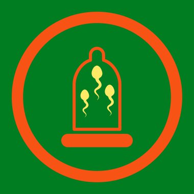 Sperm prezervatif yuvarlak Raster simgesi