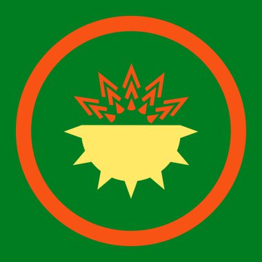 Viral yapısı yuvarlak Raster simgesi