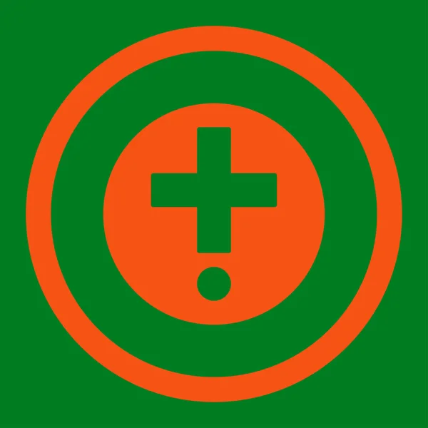 Аптечная круглая растровая икона — стоковое фото