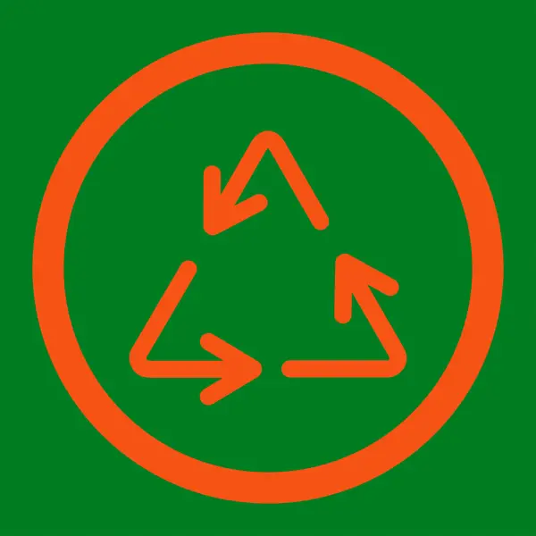 Recycle pijlen afgeronde Raster pictogram — Stockfoto