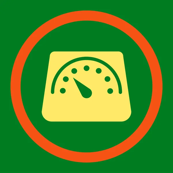 Weight Meter Rounded Raster Icon — Stock Photo, Image