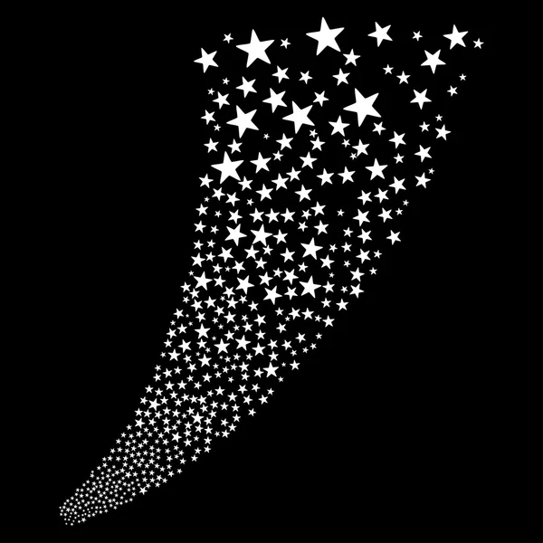 Феєрверк зірка потік — стоковий вектор