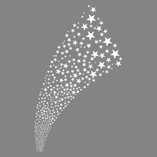 Піротехнічні зірка феєрверк потік — стоковий вектор