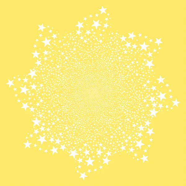Salute Star Flower — Stock Vector