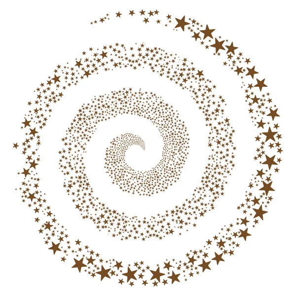 Salute Star Spirale — Image vectorielle