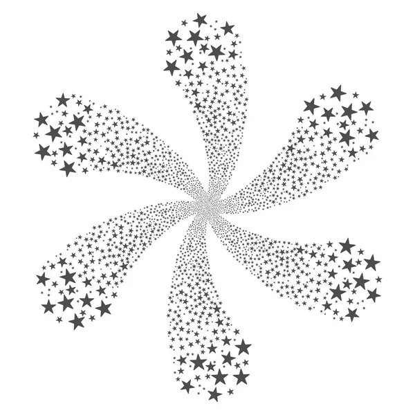 敬礼星の花 — ストックベクタ