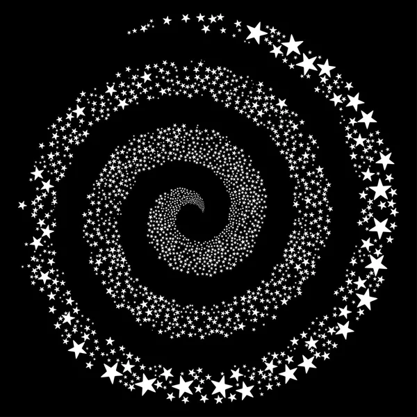 Saudação estrela espiral — Fotografia de Stock