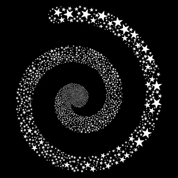Feux d'artifice étoile spirale — Photo