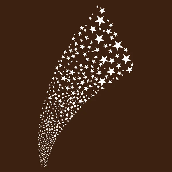 Estrella pirotécnica Salute Stream —  Fotos de Stock