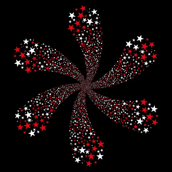 Феєрверк зіркових квітка — стоковий вектор