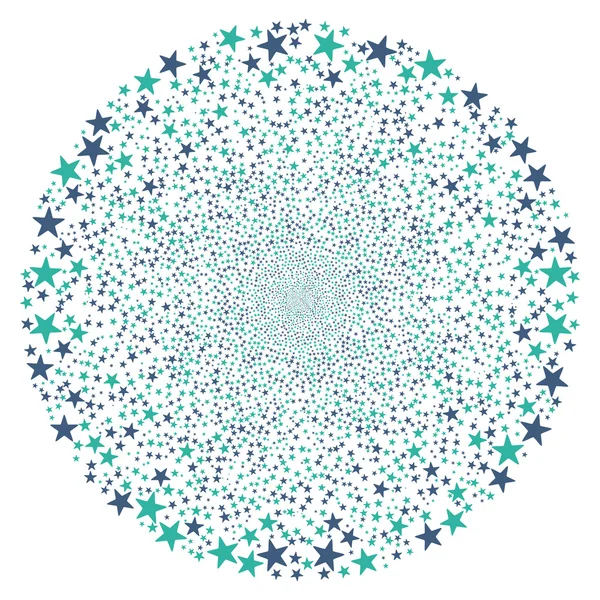 Pozdrav hvězda koule — Stockový vektor