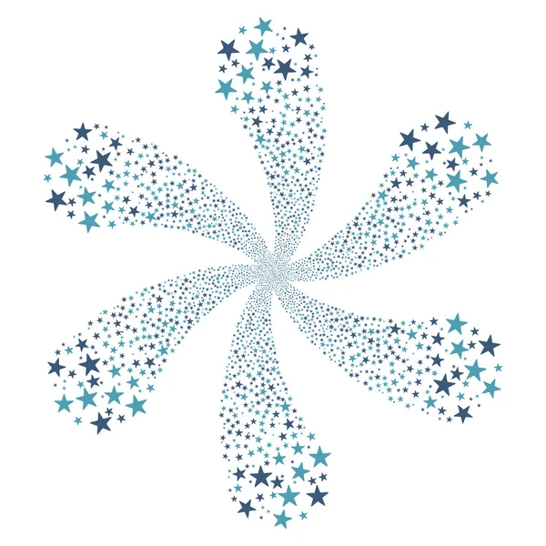 Феєрверк зіркових квітка — стокове фото