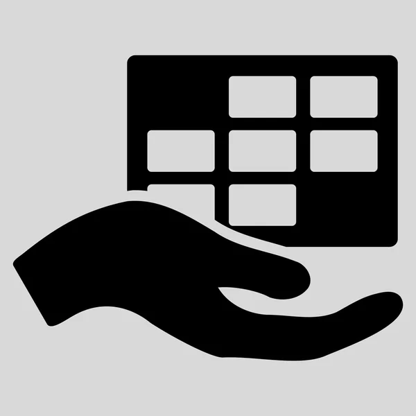 Service planning pictogram — Stockfoto