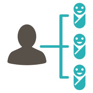 Çocuk bağlantıları simgesi