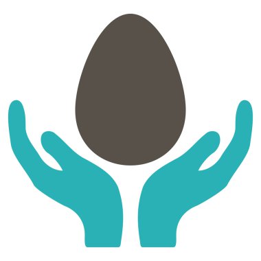 Kuluçka makinesi düz simgesi